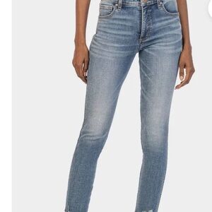 Kut from The Kloth Connie Fab Raw Hem High Waist Skinny Jeans